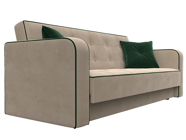 Диван-книжка Тур Велюр бежевый - Вид 3