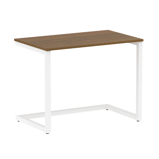 Home Office Стол письменный VR.SP-2-98 Орех/Белый металл 980*600*750 - Вид 1