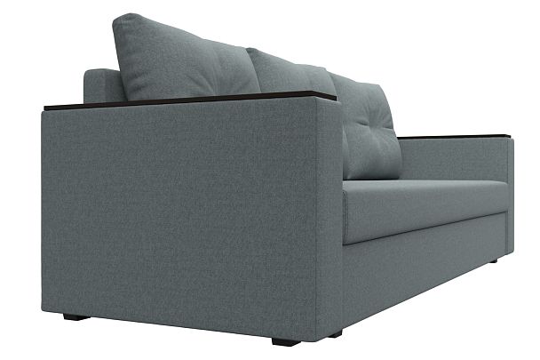 Диван прямой Атланта Лайт без стола Рогожка серый - Вид 3