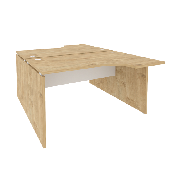 Onix Рабочая станция O.D.SA-2 Тиквуд светлый/Белый бриллиант 1380*1995*750 (1475/460) - Вид 1