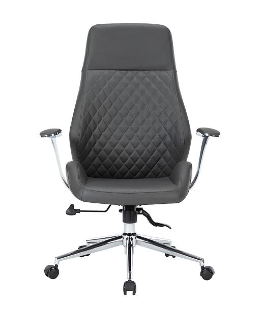 Кресло CHAIRMAN CH790, экокожа, серый - Вид 4