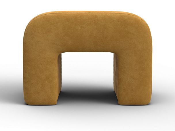 Пуф 008 Велюр желтый - Вид 2