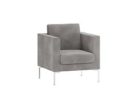 Hans Кресло HNS-01 Teddy 024/Металл Хром 720*770*820 - Фото предпросмотра