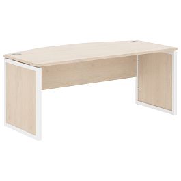 Стол руководителя XQPET 189 Бук Тиара/Белый 1800х914х750 XTEN-QP - Фото предпросмотра