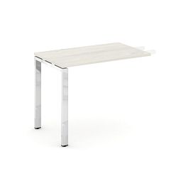 Style Project Direct Lux Брифинг-приставка M-SN-6P.BR-005 Дуб Наварра/Нержавеющая Сталь/Хром 1380*600*750 - Фото предпросмотра