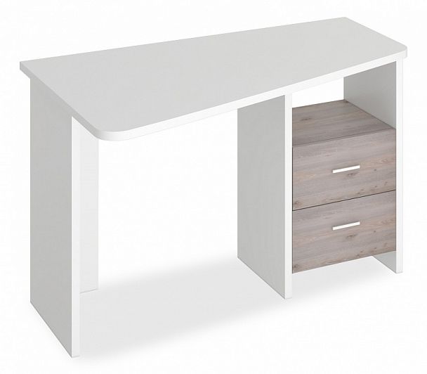 Стол письменный Домино Лайт СКЛ-Трап120 Белый/Нельсон левый - Вид 1
