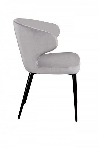 Стул Richard, бархат светло-серый 26 - Вид 4