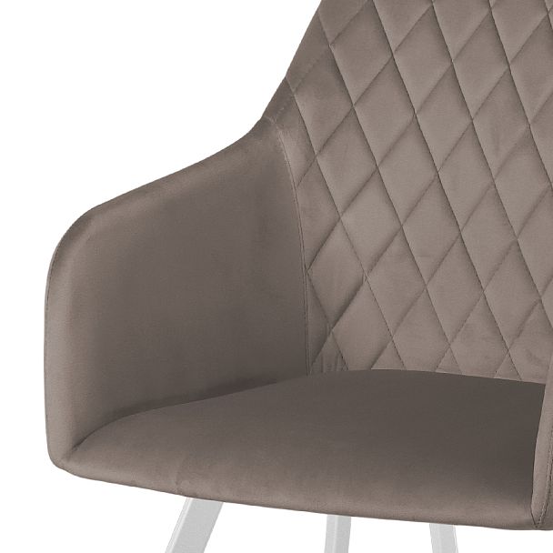 Комплект кресел поворотных Барли, Confetti mocco/белый, 3 шт. - Вид 8