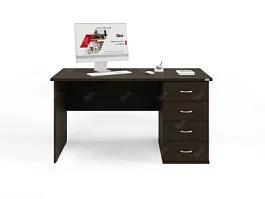 UNITY РС07-14 R ВЕНГЕ Стол однотумбовый 1400х700х750 - Фото предпросмотра