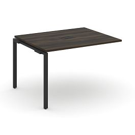 Concept Проходной наборный элемент переговорного стола CN.NPRG-012 Дуб Мали/Металл Черный 1180*980*750 - Фото предпросмотра