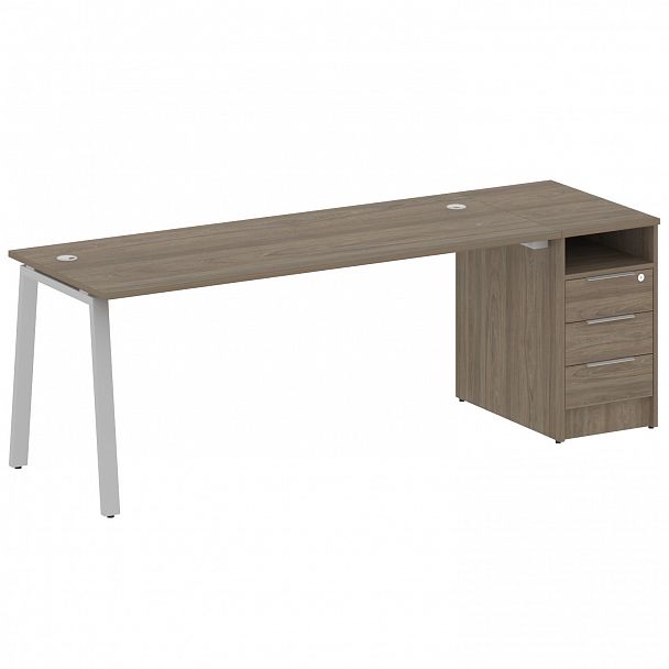 Рабочая станция "Metal System" БА.РС-СТП -1.5 вяз/серый - Вид 1