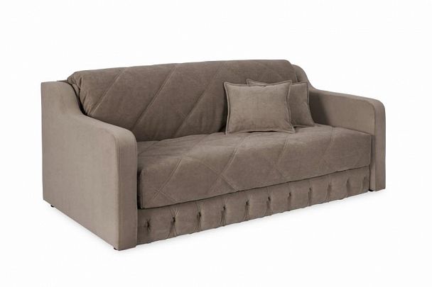 Диван-аккордеон «Римини» с боковинами, 1,2 коричневый - Вид 1