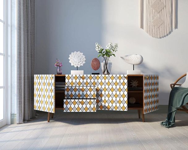 Комод Berber удлиненный принт 22 арт BB11/Print_22 - Вид 2