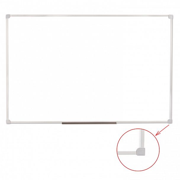 Доска магнитно-маркерная 60х90 см, ПВХ рамка, ГАРАНТИЯ 10 ЛЕТ, РОССИЯ, STAFF, 236158 - Вид 4