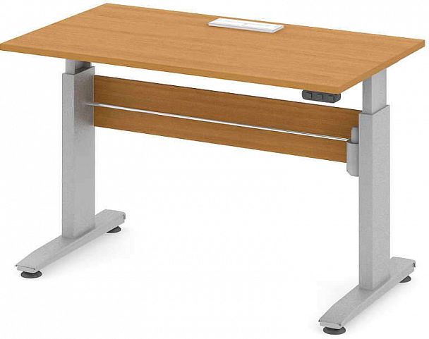 Стол офисный рабочий С-ТРС7 "Трансформер" ПК-ТРС-СТ140Х80КК/ЭРД-В1-24 ольха - Вид 1