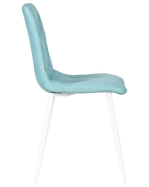 Стул обеденный DOBRIN CHILLY ROMBO (Тиффани Simple 51, основание белый) - Вид 3