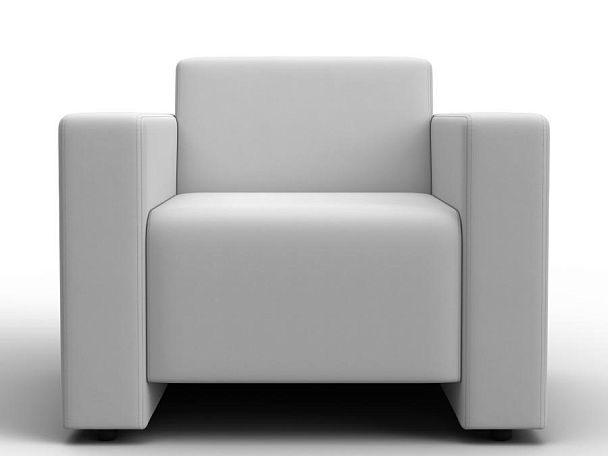 Кресло Лига-093 Экокожа белый - Вид 2