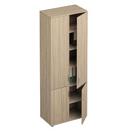 Шкаф для документов закрытый 4- дверный Формула ФР 373-1 вяз светлый - Фото предпросмотра