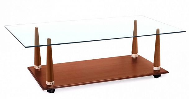 Стол журнальный Сенатор-3  1000x600х410 вишня "Журнальные столы" ТК-002561000747 бордовый - Вид 1