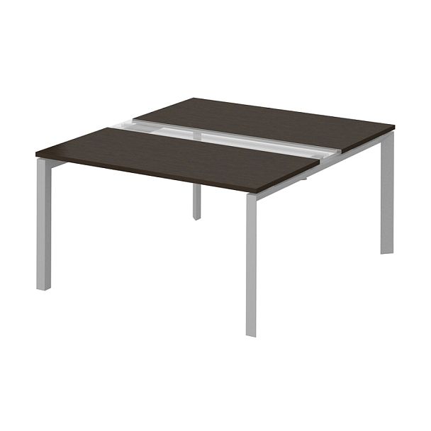 Рабочая станция на металлокаркасе "Столы для персонала"  ПК-ТНП-СР140Х160Н2/МК/БЭ/БКК-В1-939 дуб ферраре - Вид 1