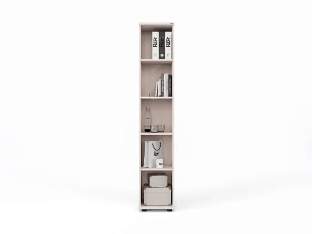ЛАЙТ / LIGHT RLG026-35x35 Узкий стеллаж 35x35x183 Дуб Молочный - Вид 3