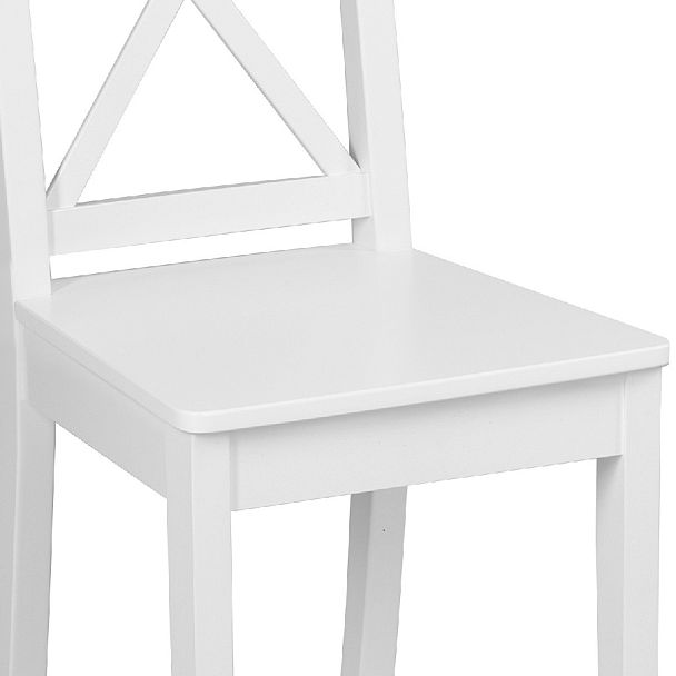 Комплект деревянных стульев с жестким сиденьем Бергольф Белый, 4 шт. - Вид 11