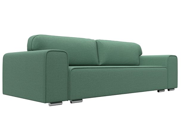 Диван прямой Лига-029 Рогожка зеленый - Вид 1