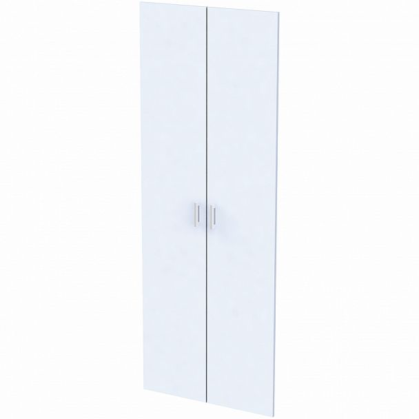 Дверь ЛДСП высокая "Арго", КОМПЛЕКТ 2 шт., 355х18х1910 мм, серый, А-606 - Вид 2