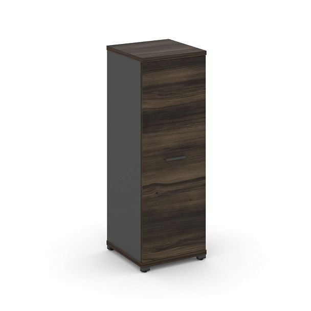 Concept Шкаф 1 узкая секция, 3 ниши CN.STU-316 A Дуб Мали/Антрацит/Металл Антрацит 420*420*1186 - Вид 1