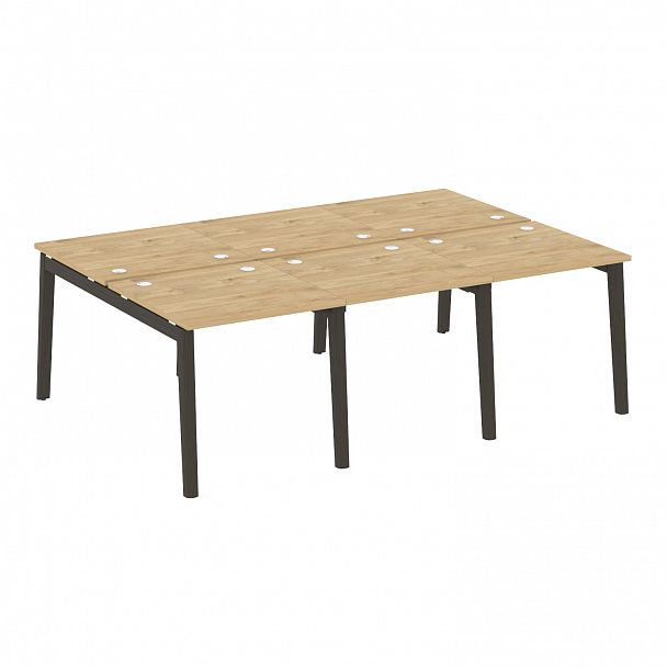 Рабочая станция "Onix wood" OW.D.RS-6.0.8 тиквуд светлый/дуб темный - Вид 1