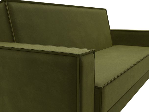 Диван-книжка Куба Микровельвет зеленый - Вид 4