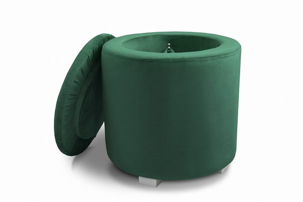 Пуф "Круглый" зеленый - Вид 2