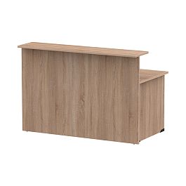 Стойка ресепшн прямая СР-160/80 дуб сонома - Фото предпросмотра