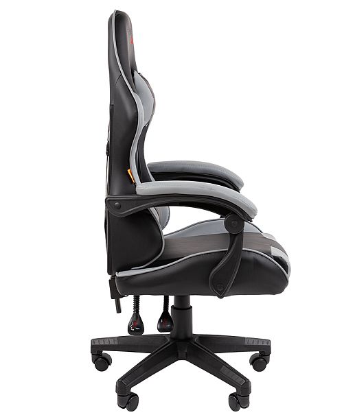 Кресло CHAIRMAN CH29, экокожа, черный/серый - Вид 3