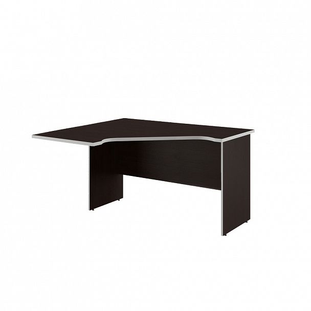 Рабочая станция левая Swift 140x120x75 тёмный дуб - Вид 1