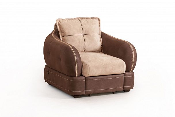 Napoli (Неаполь) кресло с ящиком, замша - Вид 4