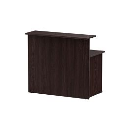 Стойка ресепшн прямая СР-120/60 венге - Фото предпросмотра