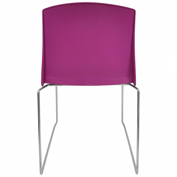 Стул Pull (пруток) каркас Хром, фиолетовый, стопируемый - Вид 3