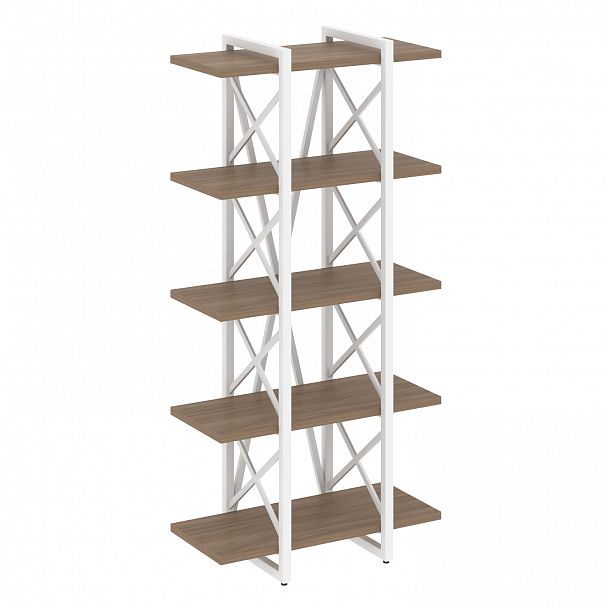 Стеллаж на опорах "Loft" VR.L-MST.O-5.4V дуб аризона/белый - Вид 1