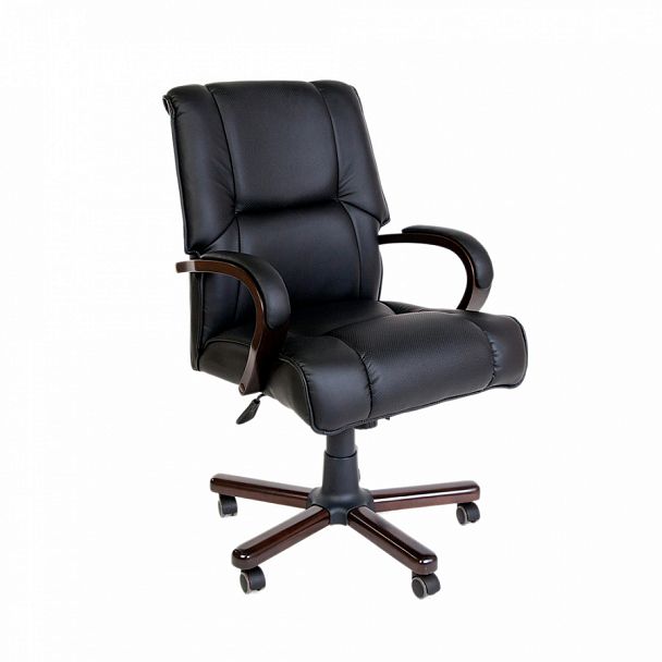 Chair B / Кресло Chair B Chair B 64x67x110 чёрный / тёмный орех - Вид 1
