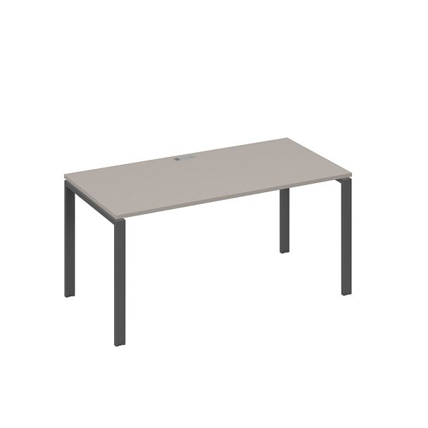 Стол письменный на металлокаркасе UNO A4 А4 Б1 025 БП мокко премиум / металлокаркас антрацит - Вид 1