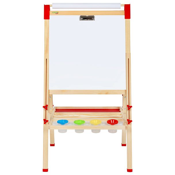 Мольберт растущий 3 в 1 для мела/магнитно-маркерный 50х50 см, бумага для рисования, BRAUBERG KIDS, 238150 - Вид 12