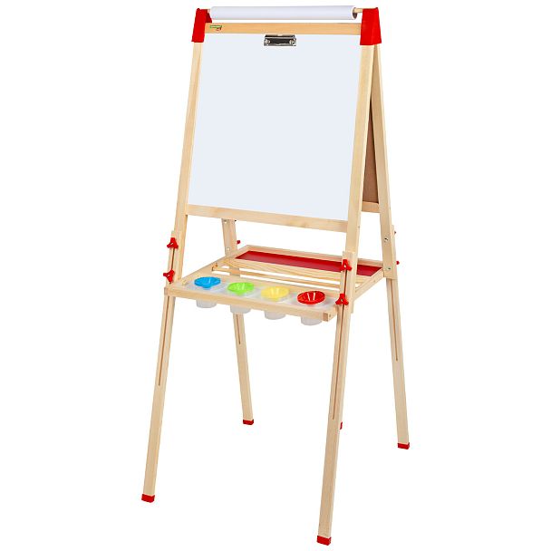 Мольберт растущий 3 в 1 для мела/магнитно-маркерный 50х50 см, бумага для рисования, BRAUBERG KIDS, 238150 - Вид 13