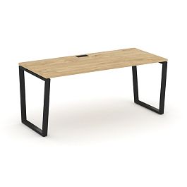 Style Project Direct Direct Стол письменный SN-6T2.SR-013.M Тиквуд Светлый/Металл Черный 1380*700*750 - Фото предпросмотра