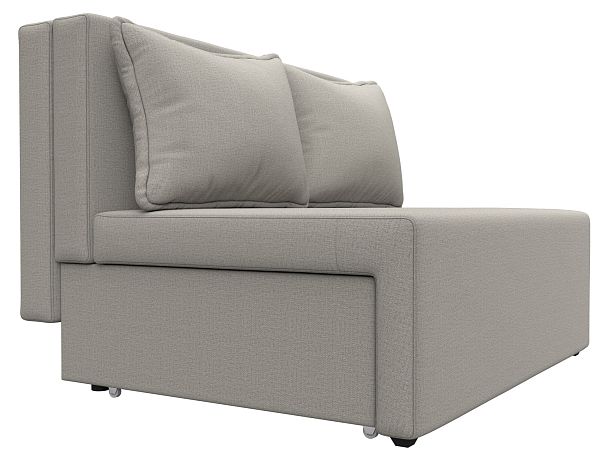 Диван прямой Лагуна Рогожка бежевый - Вид 3