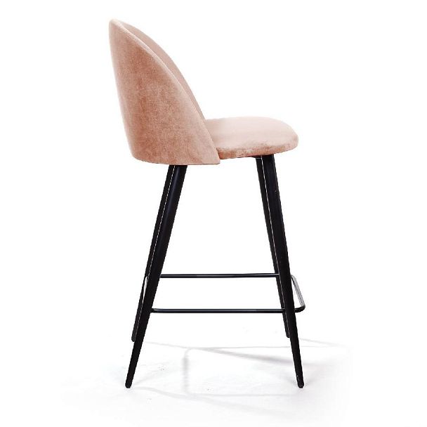 Стул полубарный Thomas, бархат бежевый 5 - Вид 5