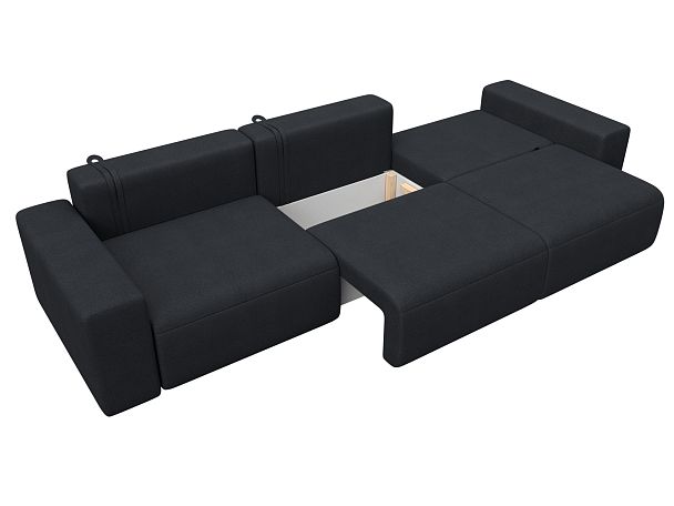 Диван прямой Лига-036 НПБ Классик Лонг Искусственная замша серый - Вид 8