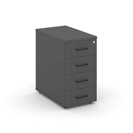 Стайл Проджект Тумба опорная/приставная SN.TOP-001 Антрацит/Черный Ручки 416*600*750 - Фото предпросмотра