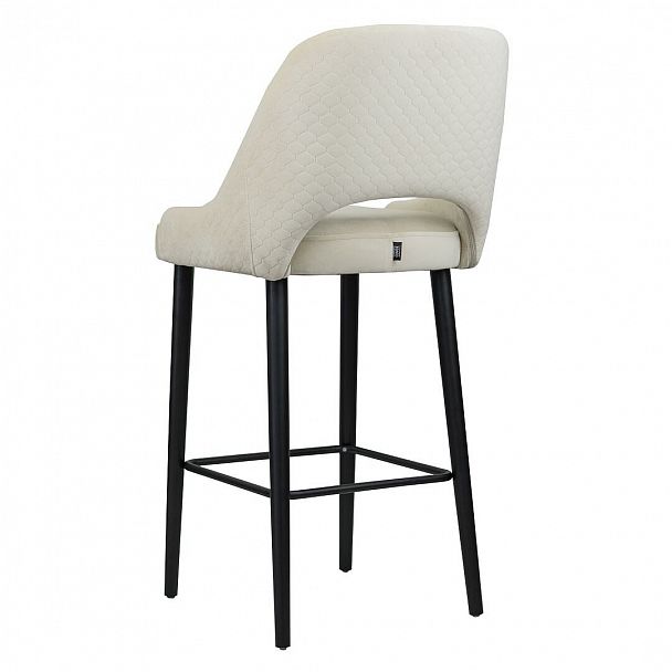 Полубарный стул Мила, белый - Вид 4