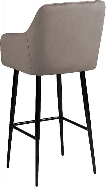 Комплект барных поворотных кресел Барли К, Confetti mocco/черный, 2 шт. - Вид 6